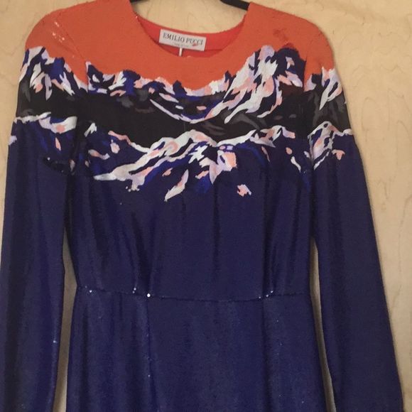 Emilio Pucci Sequined Silk-chiffon Mini Dress - Picture 7 of 16